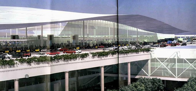 Dise&ntilde;o virtual de la nueva terminal del aeropuerto del Prat